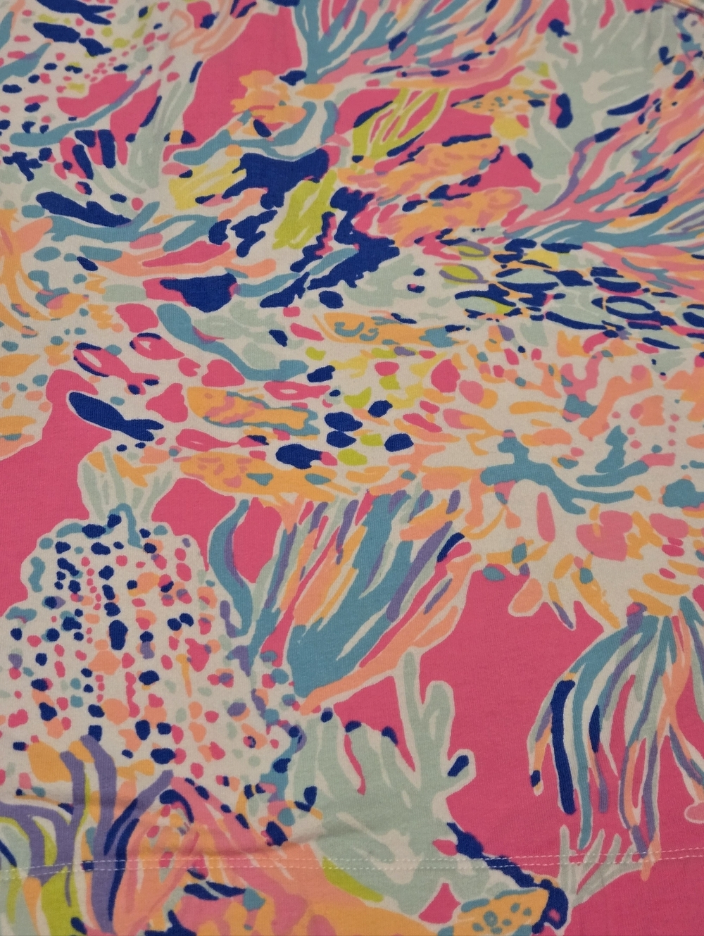 Lilly Pulitzer Tiki Pink Sunken Treasure Skipper Popover - Picture 6 of 7